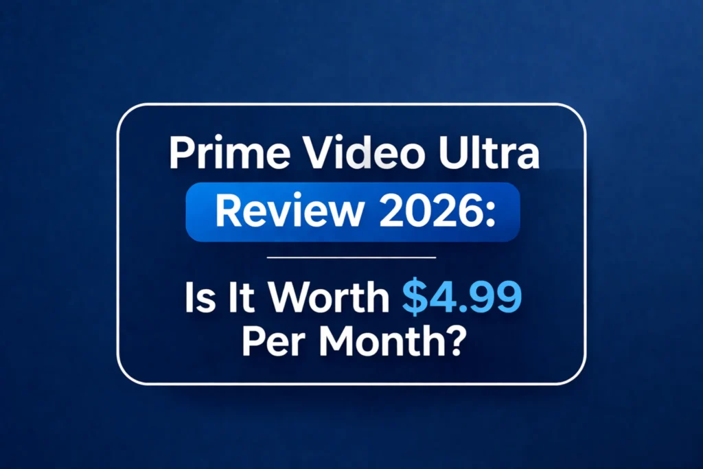 Prime Video Ultra Review 2026 pricing and features explained – is $4.99 per month worth it for 4K streaming