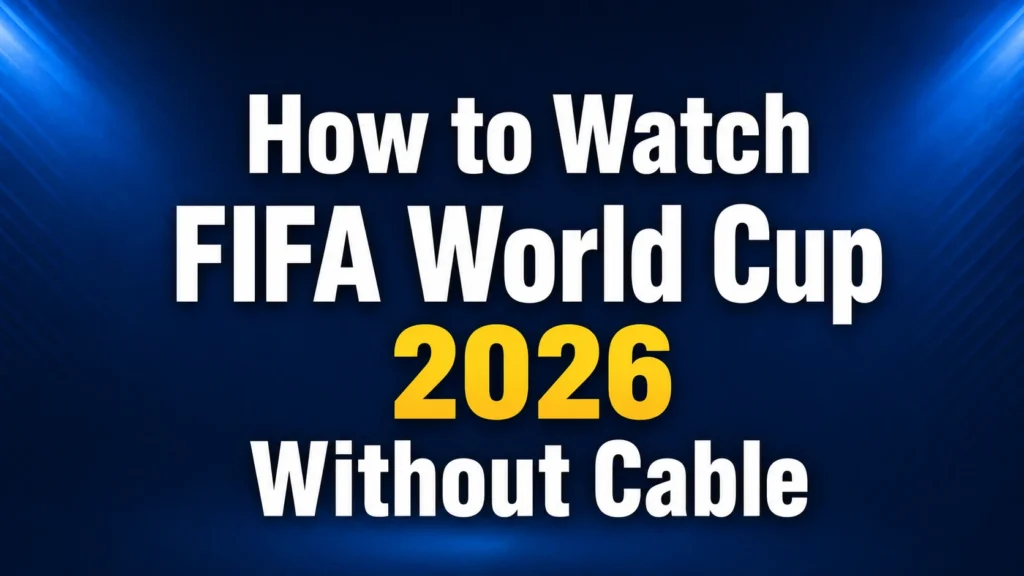 How to Watch the FIFA World Cup 2026 Without Cable (The Cheapest Way to Stream Every Match)